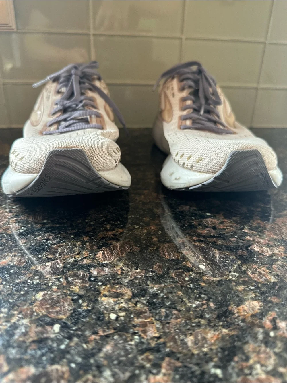 Brooks breathable mesh